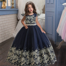 Flower Girl Dress Princess Elegant Children Party Long First Communion Kids Clothes For Teen Children Wedding Birthday Vestidos