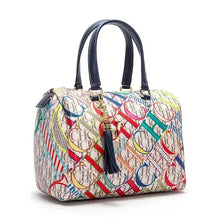 Women's Commuter Crossbody Colorful Printed Monogram Bag