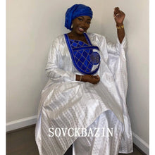 Original Bazin Riche Dresses For African Women Party Robe Ceremony Long Dresses Latest Style Guipure Outfit Soft Basin Clothing