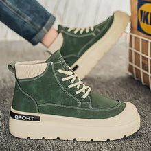 Men's High-Top Platform Casual Comfortable Winter Boots