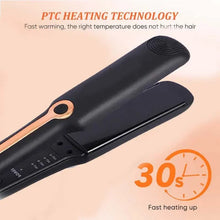 Professional Hair Straightener Ceramic Flat Iron Wide Plate Adjustable Temperature Hairstyler