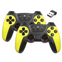2Pcs Wireless Controller For PC Wireless Game Controller Hand Joystick For Television Computer Androids PC 2.4G Gamepad Remote