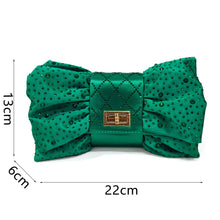 Women's Italian Party Shoes and Bag Set With Elegant Diamond Butterfly