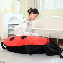 Giant Creative Beetle Plush Pillow Huge Size Ladybug Clothes Cosplay Insect Shell Toys Stuffed Soft Big Cushion Kids Xmas Gifts