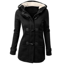 Womens Winter Hooded Cardigans Fleece Outerwear Hooded Jacket