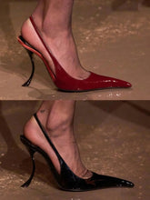 2025 Summer New Women's Slimming High Heel Sandals Fashion Pointed Party Wedding 34-43 Women's Large Sandals