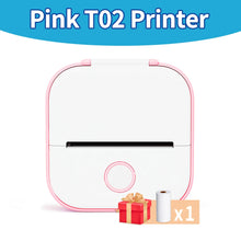Phomemo T02 Portable Mini Thermal Printer Wirelessly BT 203dpi Photo Label Memo List Printing With USB Cable Imprimante Portable