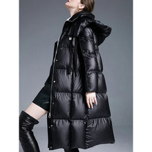 Women's Winter High End Down Jackets Thick Warm Long Coat