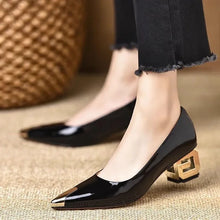 Elegant Fashionable Simple Metal Headed Women's Shoes Comfortable Versatile High Heel Boots Spring Summer 2024 New Arrival