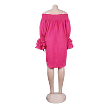 2023 Summer New Fashion Casual Women's Hot Selling Off Shoulder Bust Ruffled Dress