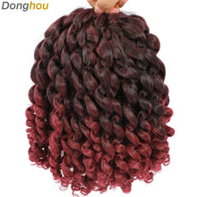 Ombre Jumpy Red Ginger Wand Curls Crochet Hair 1B 27 30 350 613 Purple Grey Colors jamaican twist braiding Hair 20 Strands/Pack