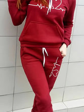 Winter Warm Women's Tracksuit Set Hoodies
