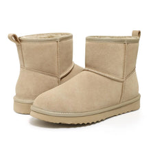 Women's Comfy Suede Plush Winter Warm Snow Boots