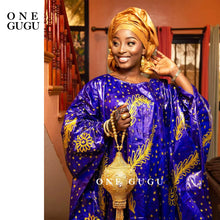 2025 New African Traditional Dashiki Basin Wedding Dress Origianl Print Bazin Riche Boubou Perfumed Gown Dresses