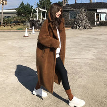 Women's Lamb Fur Coat Warm Autumn Winter Outerwear Jacket