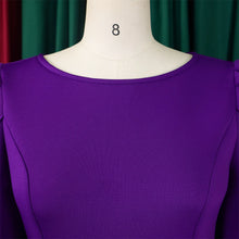 Elegant Dress Woman 2024 Wedding Party Round Neck Half Sleeve High Waisted Pleated Mid Calf Luxury Birthday Dinner Vestidos Robe