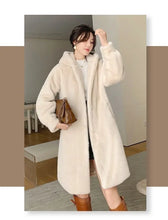 Women's Single Breasted Thick Hooded Winter Jacket