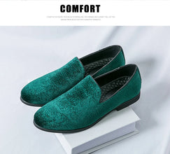 Men's Suede slip-on loafers