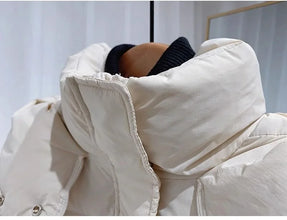 Winter Jacket Women Parkas 2024 New Short Hooded Cotton Padded Jacket Casual Warm  Parka Female Outwear Ladies Top