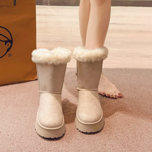 Women's Snow And Winter Plush Platform Outdoor Warm Boots