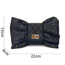 Women's Italian Party Shoes and Bag Set With Elegant Diamond Butterfly