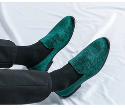 Men's Suede slip-on loafers