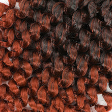 Ombre Jumpy Red Ginger Wand Curls Crochet Hair 1B 27 30 350 613 Purple Grey Colors jamaican twist braiding Hair 20 Strands/Pack