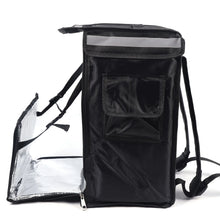 42L Portable Food Pizza Delivery Picnic Storage Backpack Waterproof Oxford Cloth Foldable,Easy to Install and Dismantle Black
