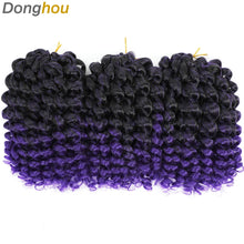 Ombre Jumpy Red Ginger Wand Curls Crochet Hair 1B 27 30 350 613 Purple Grey Colors jamaican twist braiding Hair 20 Strands/Pack