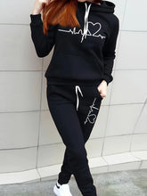 Winter Warm Women's Tracksuit Set Hoodies
