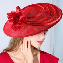 Fancy Christmas Sinamay Fascinator Perfect Wedding Hat Unique Derby Party Hat Fashion Top Church Hats Bride Fascinators Female