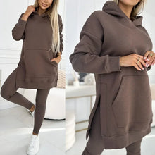 Women's Two Pieces Set Hooded Tracksuit Set