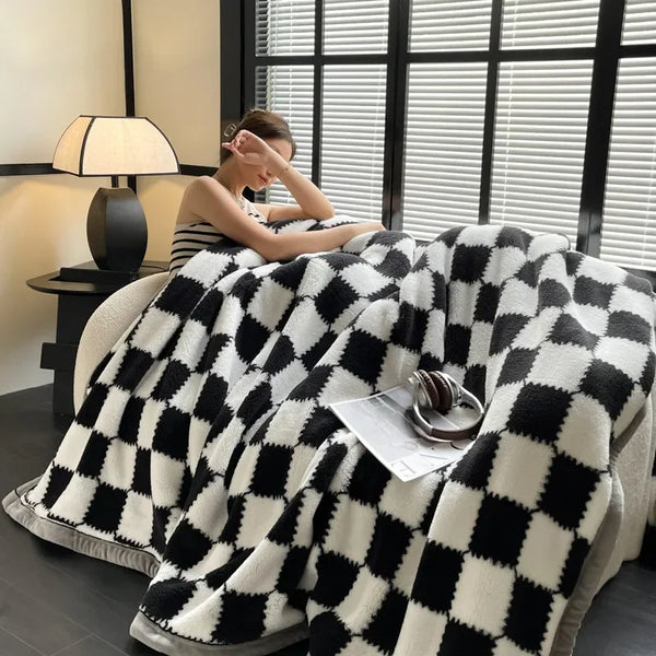Soft Fleece Thick Blanket Bedspread