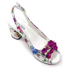 Venus Chan Italian Sandals and Bags Matching Set 2024 Women Heel Party for Gold Colour Wedding Bigger Size Thick Heel Shoes