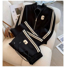 Spring and Autumn Leisure Fashion Sports Set New High end Western Style Coat Wide Leg Pants Two piece Set pant sets women pants