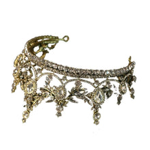 Baroque Bronze Gold Color Crystal Geometric Bridal Tiaras Crowns Headdress Rhinestone Pageant Diadema Wedding Hair Accessories