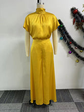 African Fashion 2024 New in Women Two 2 Piece Sets Outfit Soft Satin Lace Up Top and Wide Leg Pants Set Matching Set
