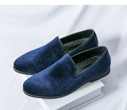 Men's Suede slip-on loafers
