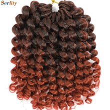 3 Packs Wand Curl Jamaican Bounce Crochet Hair 8inch T Purple 27 30 350 Bug Ombre Blonde Synthetic Jumpy Wand Curly Hair 60Roots