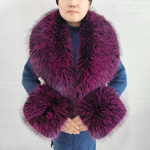 Women's Warm Fluffy Shawl Fashionable Artificial Fluffy Collar Scarve