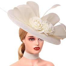 Elegant Big Flower Women's Fascinators For Party, Dinner And Outdoors Events