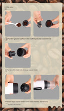 Portable Fully Automatic Espresso Capsule Coffee Machine For Large and Small Capsules Of Coffee Powder Electric Coffee Machine