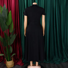 Women's 2025 summer fashion temperament high-waisted banquet skirt elegant evening dress