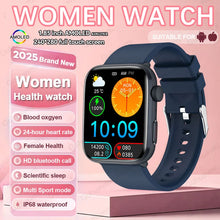 2025 AI Diagnosis NFC Smart Watch Women 1.85 inch AMOLED Blood pressure Heart Rate Temperature BT call Smartwatches Men For IOS