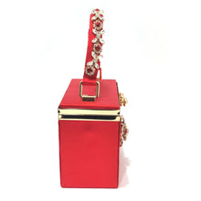 Venus Chan 2023 Italian Design Girly Style Pointed Toe Wedding Shoes And Bag, Full Diamond Decoration Metal Closure Bag