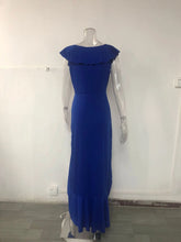 2023 Sexy V Neck Ruffles Party Dress Femme Elegant Summer Fashion Solid Sleeveless Slim Irregular Maxi Dresses For Women Robe