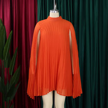 Chiffon Dress for Women Elegant 2024 New Round Neck Batwing Sleeve Loose Knee Length Luxury African Birthday Party Dinner Dress