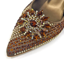 2024 Nigerian Design Evening Party Shoes And Bag Set Lucky Star Bag With Elegant Pointed Tip Women Shoes