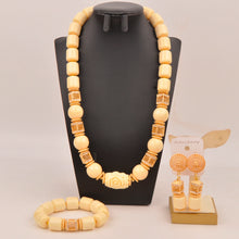artifical coral beads nigerian jewelry sets for woman weddings