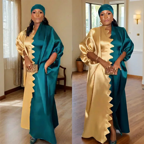 2025 African Dresses for Women Traditional Africa Clothing Dashiki Ankara Outfits Gown Abayas Robe Muslim Kaftan Maxi Long Dress